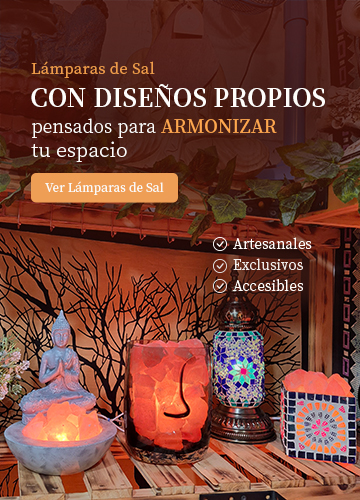 Lámparas de sal artesanales para armonizar los espacios en Banfield