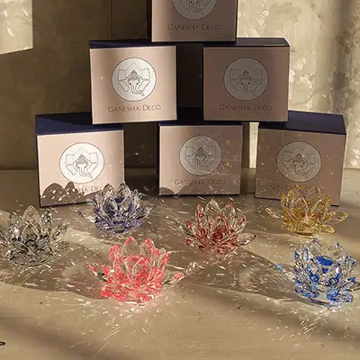 categoria de flores de loto de vidrio