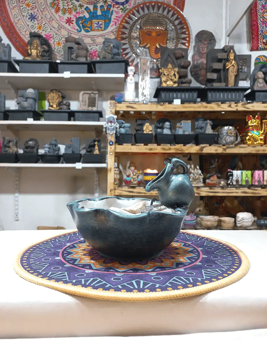 Fuente de agua Vasija Azul