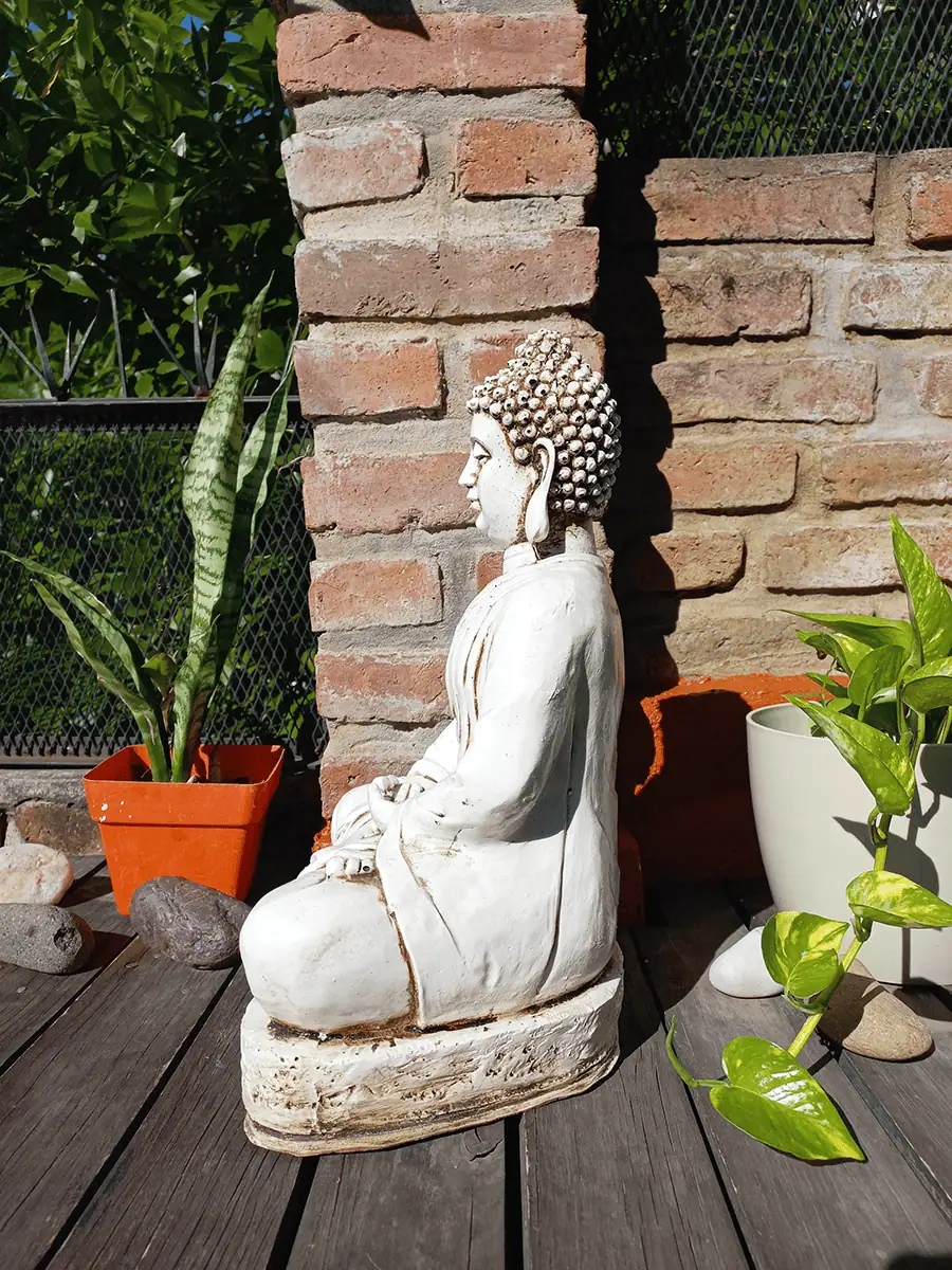 Buda para exterior de Meditación, mediano para balcon o jardin