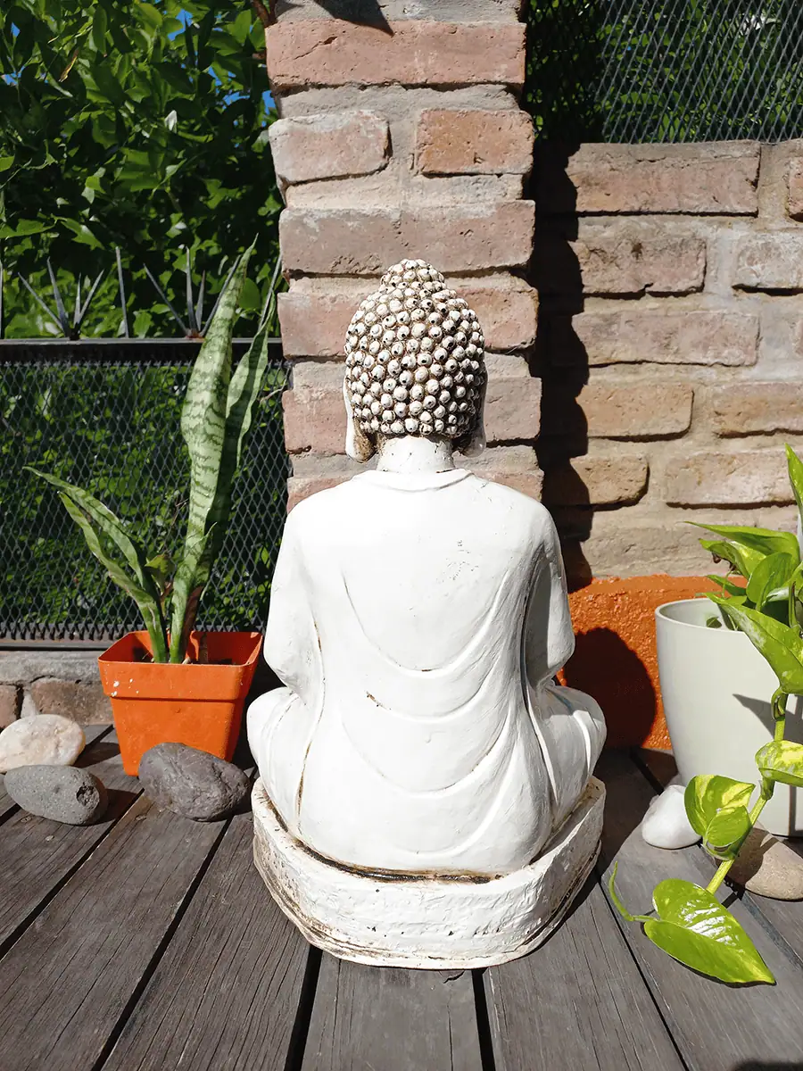 Buda para exterior de Meditación, mediano para balcon o jardin