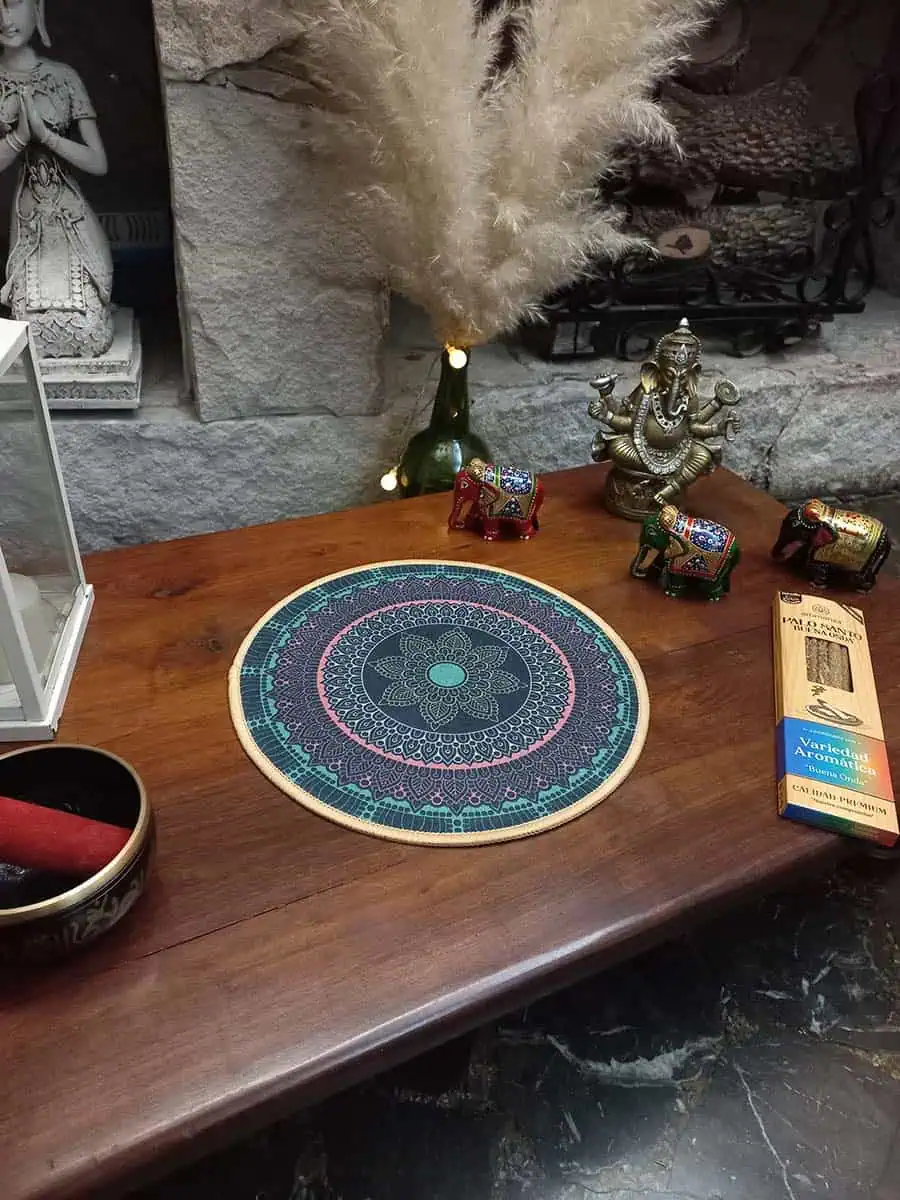 Mandala Centro de mesa 30cm, modelo Noche