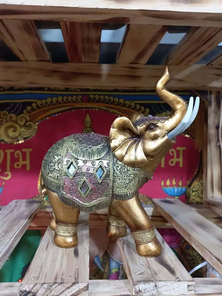 Elefante color bronce 19cm de alto