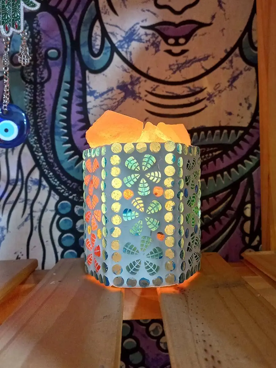 Cuenco de sal Marroquí rectangular, modelo invierno