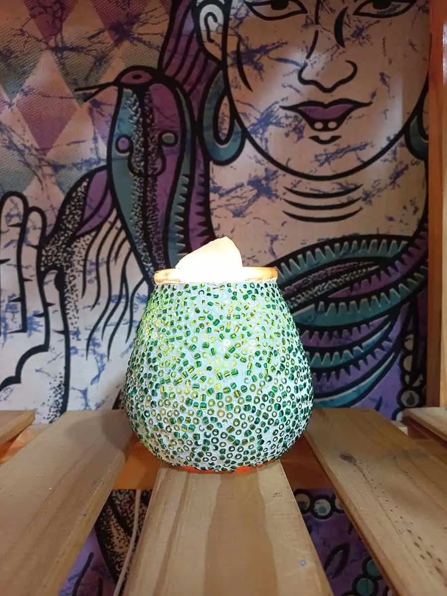 Cuenco de sal Marroquí verde