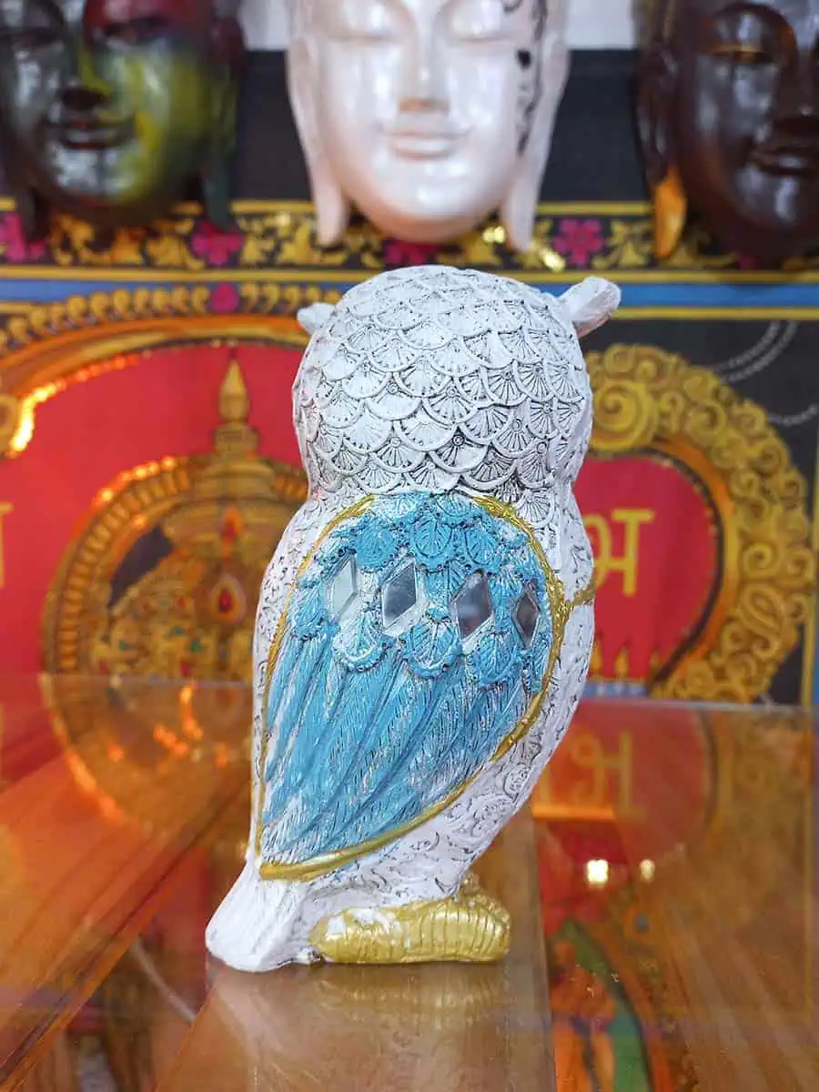 imagen de una lechuza decorativa para la casa