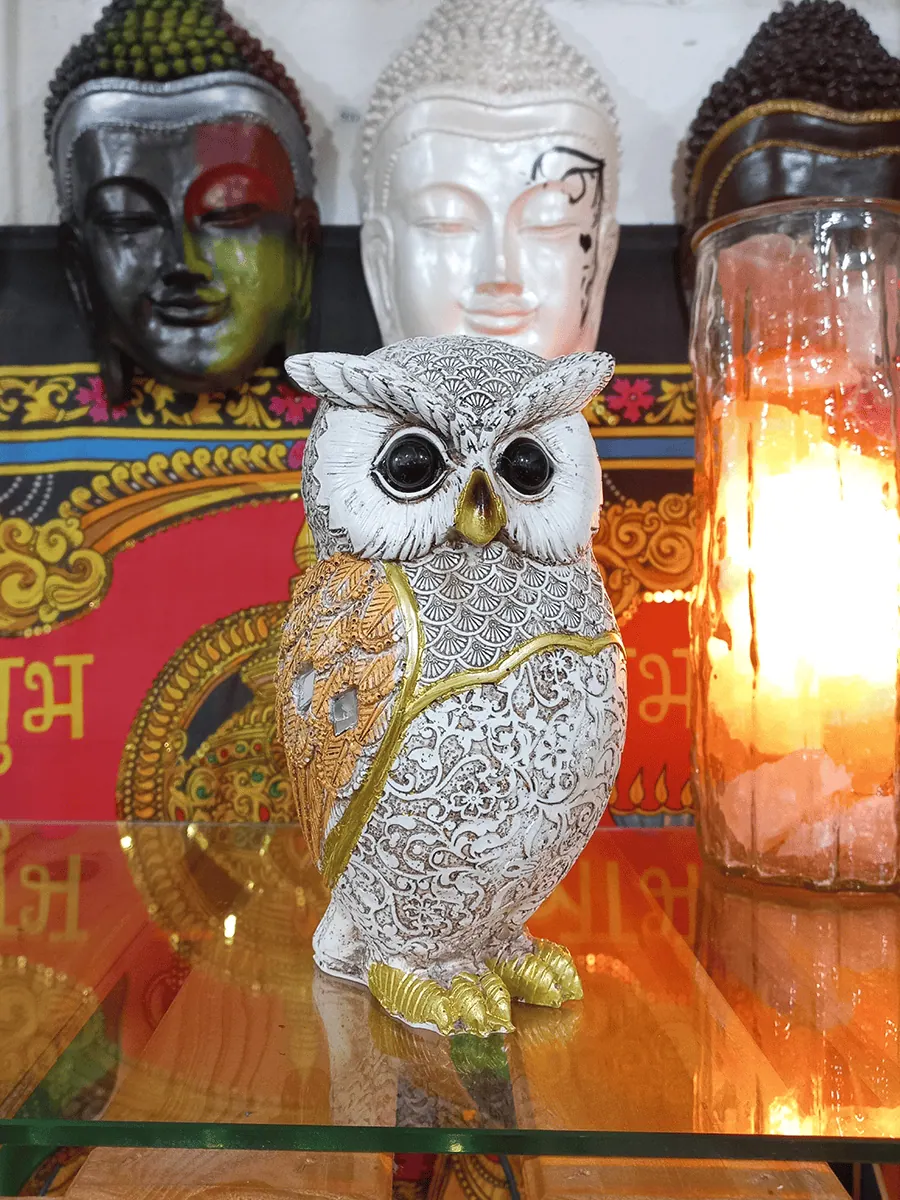 Lechuza Naranja 18cm de alto