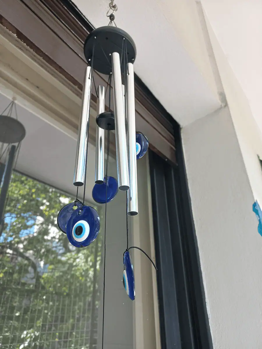 llamador de angeles con Ojos Turcos