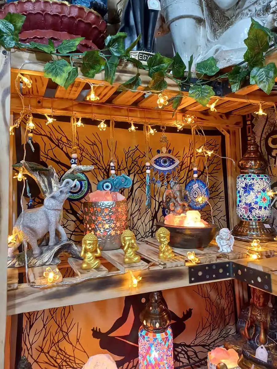 imagen de una tira de luces decorativa larga de flores calidas con enchufe