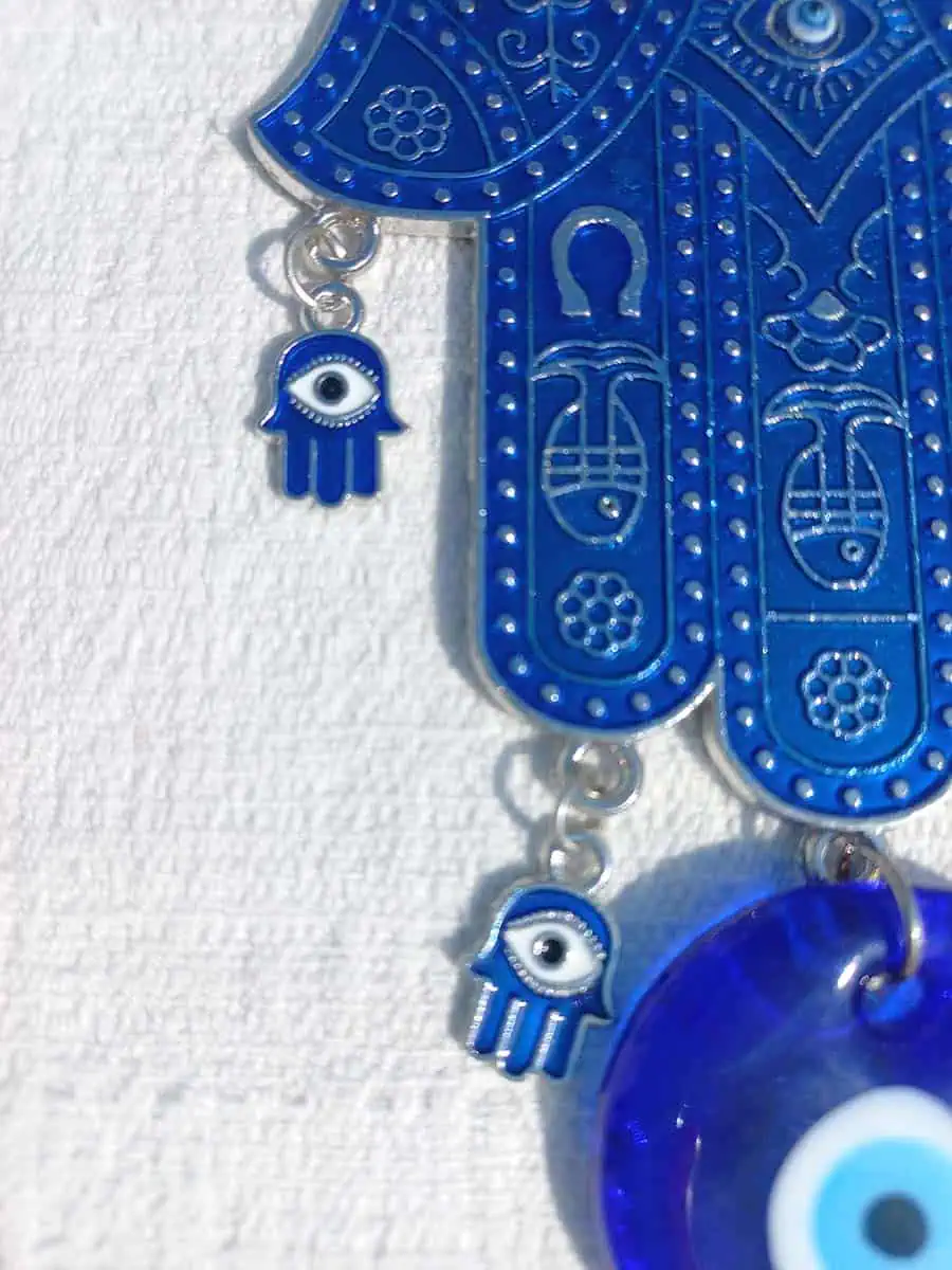 imagen de Colgante de mano de Fátima con ojo turco