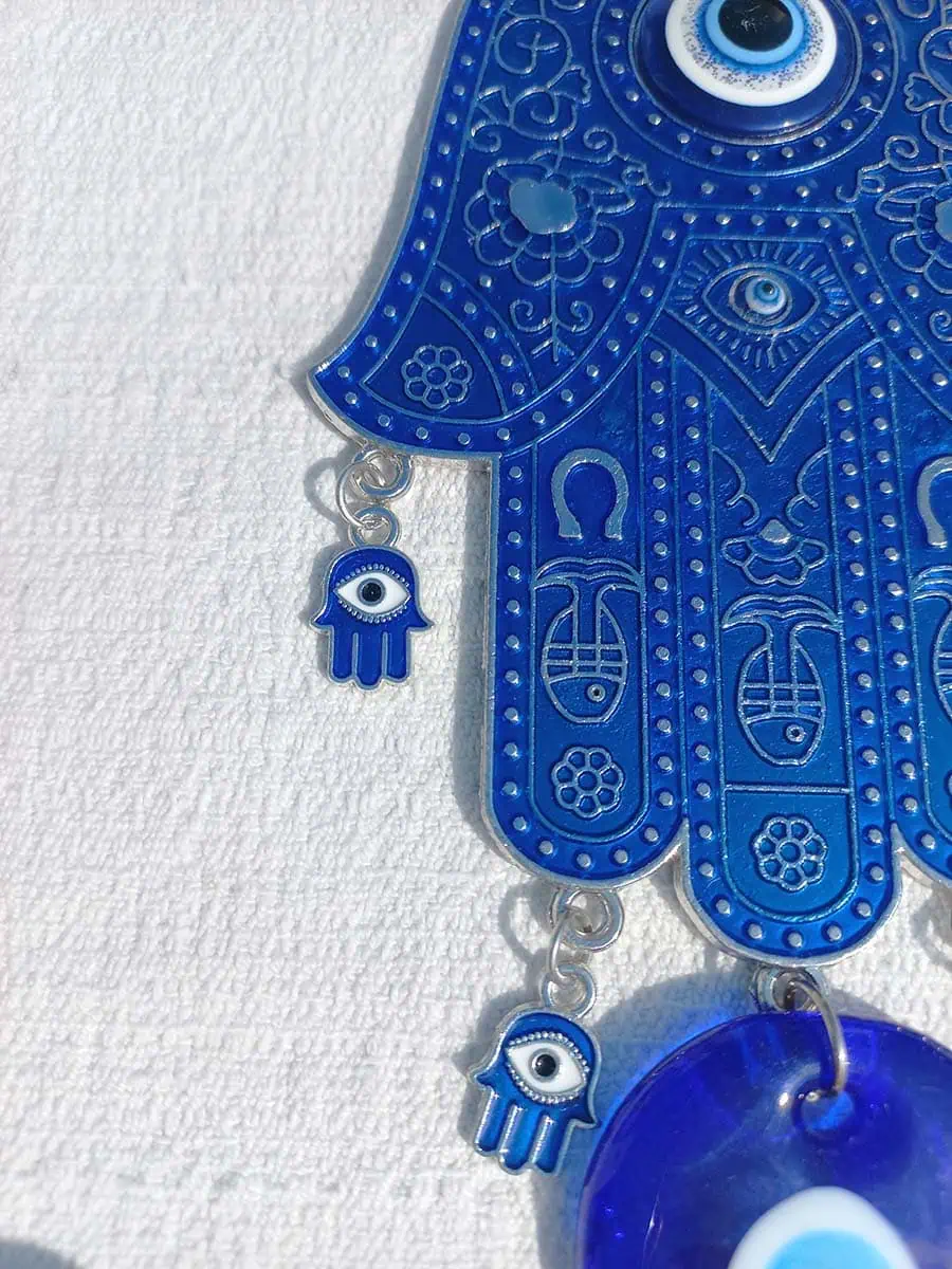 imagen de Colgante de mano de Fátima con ojo turco