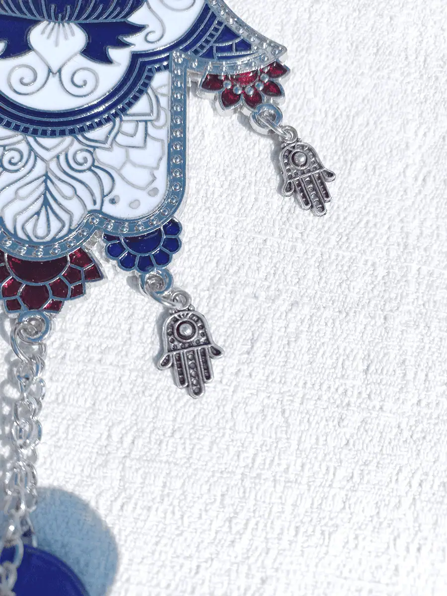 imagen de Colgante de mano de Fátima con ojo turco