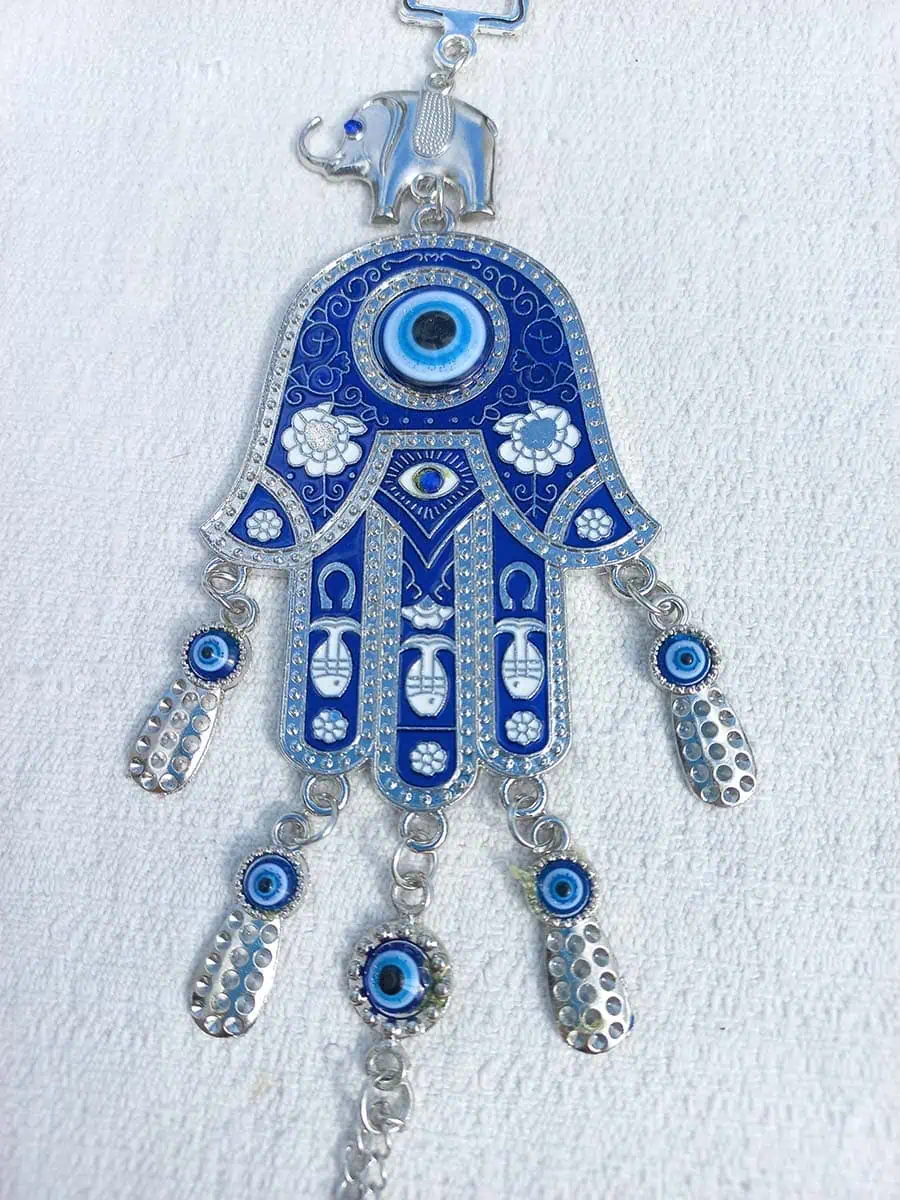 imagen de Colgante de mano de Fátima con ojo turco
