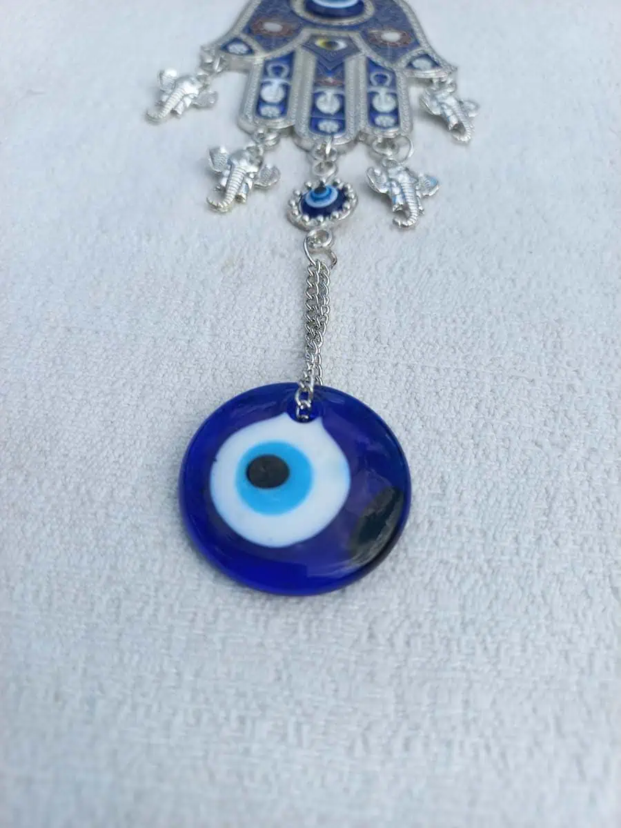 imagen de Colgante de mano de Fátima con ojo turco
