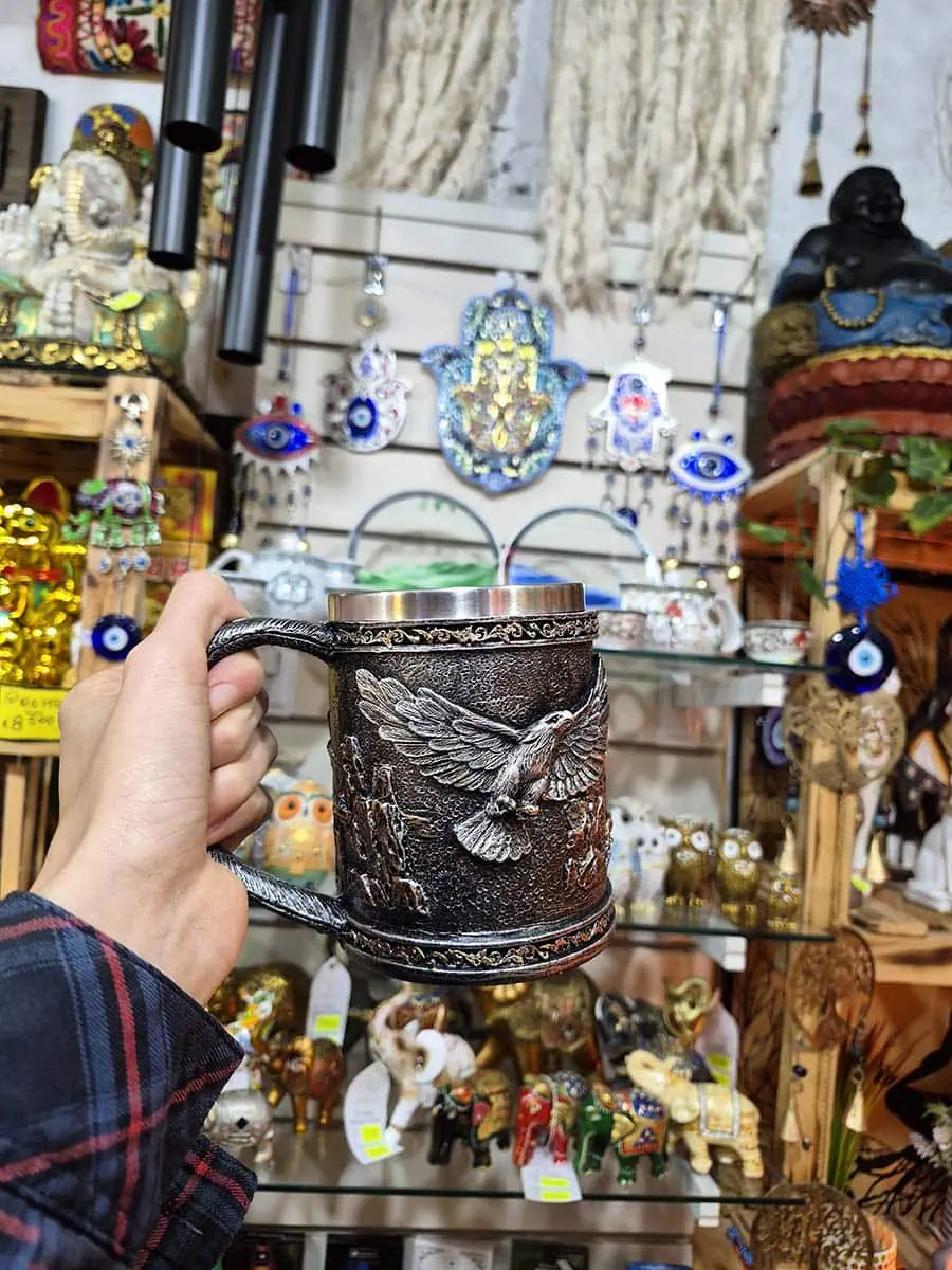 Taza Águila plateada